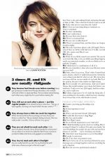 EMMA STONE in Elle Magazine, Singapore September 2018 Issue