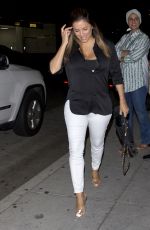 EVA LONGORIA Out for Dinner at Mr. Chow in Beverly Hills 08/13/2018