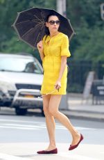FAMKE JANSSEN Out in New York 08/28/2018