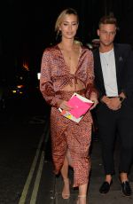 FERNE MCCANN Celebrates Her 28th Birthday at Novikov Restaurant in London 08/15/2018