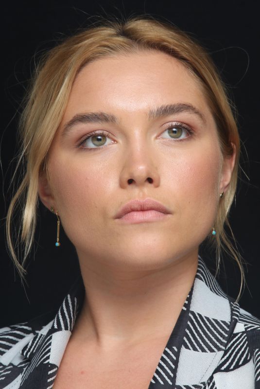 FLORENCE PUGH at The Little Drummer Girl Press Conference in Los Angeles 08/01/2018