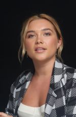 FLORENCE PUGH at The Little Drummer Girl Press Conference in Los Angeles 08/01/2018