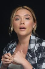 FLORENCE PUGH at The Little Drummer Girl Press Conference in Los Angeles 08/01/2018