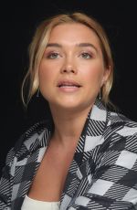 FLORENCE PUGH at The Little Drummer Girl Press Conference in Los Angeles 08/01/2018