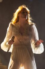 FLORENCE WELCH Performs at Outside Lands Music Festival in San Francisco 08/11/2018