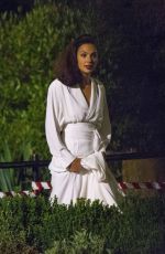 GAL GADOT on the Set of Wonder Woman 1984 in London 08/07/2018