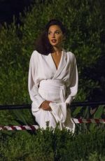 GAL GADOT on the Set of Wonder Woman 1984 in London 08/07/2018