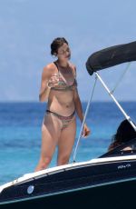 GARBINE MUGURUZA in Bikini at a Boat in Ibiza 06/08/2018