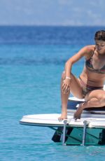 GARBINE MUGURUZA in Bikini at a Boat in Ibiza 06/08/2018