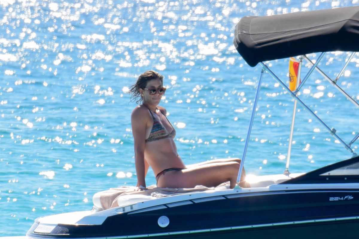 GARBINE MUGURUZA in Bikini at a Boat in Ibiza 06/08/2018.