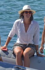 GARBINE MUGURUZA in Bikini at a Boat in Ibiza 06/08/2018