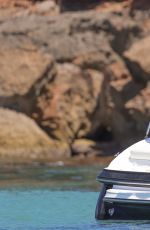 GARBINE MUGURUZA in Bikini at a Boat in Ibiza 06/08/2018