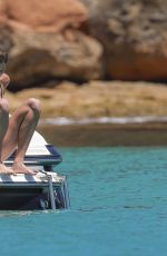 GARBINE MUGURUZA in Bikini at a Boat in Ibiza 06/08/2018