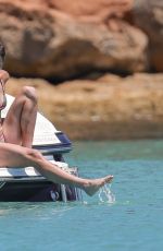 GARBINE MUGURUZA in Bikini at a Boat in Ibiza 06/08/2018