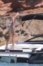 GARBINE MUGURUZA in Bikini at a Boat in Ibiza 06/08/2018
