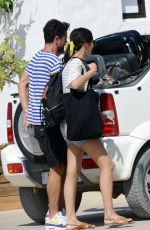 GEMMA CHAN Leaves Formentera 08/15/2018