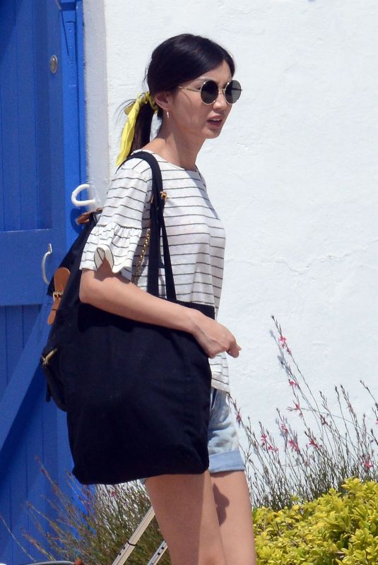 GEMMA CHAN Leaves Formentera 08/15/2018