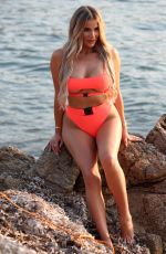 GEORGIA KOUSOULOU in Swimsuit and Bikini at a Photoshoot in Sardinia 08/21/2018