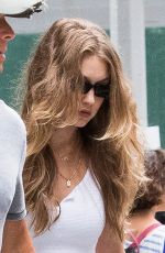 GIGI HADID Out and About in New York 08/14/2018