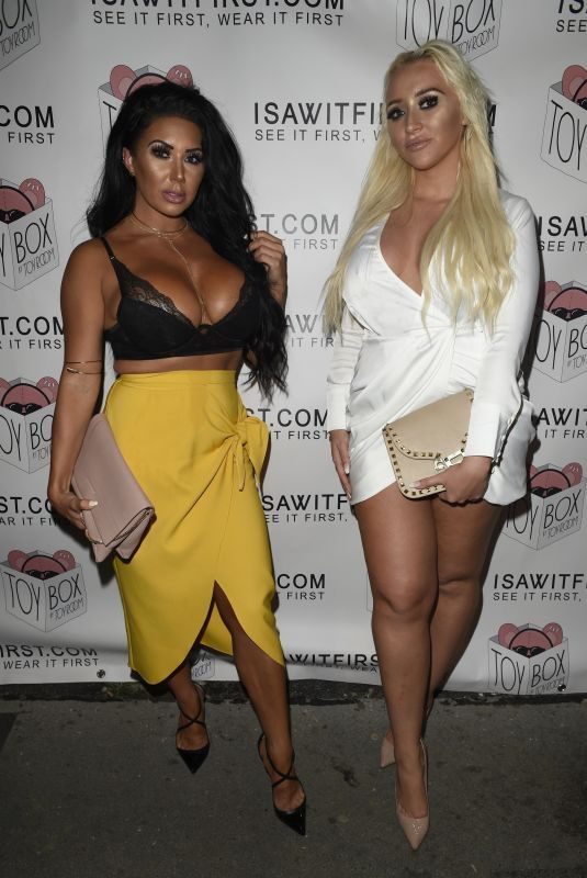GRACE TEAL, DARBY WARD, KENDALL RAE KNIGHT and MELISSA JOHNS at Toy Box Club Launch in Manchester 08/18/2018