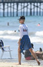 GWEN STEFANI at a Beach in Los Angeles 08/15/2018