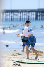 GWEN STEFANI at a Beach in Los Angeles 08/15/2018