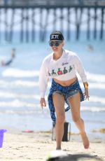 GWEN STEFANI at a Beach in Los Angeles 08/15/2018