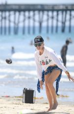GWEN STEFANI at a Beach in Los Angeles 08/15/2018