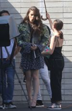 HAILEE STEINFELD on the Set of a Photoshoot in Los Angeles 08/17/2018