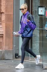 HAILEY BALDWIN Leaves Starbucks in New York 08/13/2018
