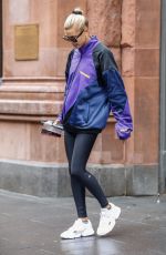 HAILEY BALDWIN Leaves Starbucks in New York 08/13/2018