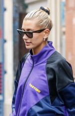HAILEY BALDWIN Leaves Starbucks in New York 08/13/2018