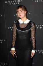 HALEY LU RICHARDSON at Operation Finale Premiere in New York 08/16/2018