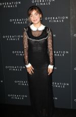 HALEY LU RICHARDSON at Operation Finale Premiere in New York 08/16/2018