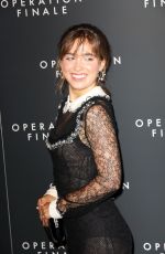 HALEY LU RICHARDSON at Operation Finale Premiere in New York 08/16/2018