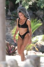 HALSEY in Bikini on Vacation in Tulum 08/15/2018