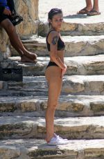 HALSEY in Bikini on Vacation in Tulum 08/15/2018