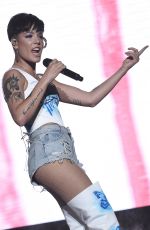 HALSEY Performs at Billboard Hot 100 Music Festival in New York 08/18/2018