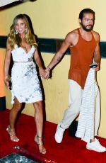 HEIDI KLUM Arrives at a Party in Los Angeles 08/22/2018