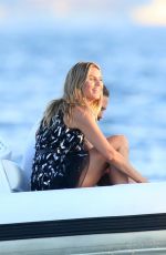 HEIDI KLUM at a Yacht in Sardinia 08/10/2018