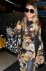 HEIDI KLUM at Los Angeles international Airport 08/12/2018