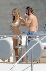 HEIDI KLUM in Bikini at a Boat Trip Around Ponza Island 08/07/2018