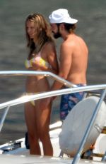 HEIDI KLUM in Bikini at a Boat Trip Around Ponza Island 08/07/2018