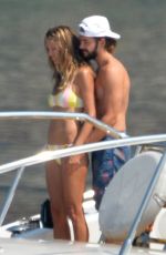 HEIDI KLUM in Bikini at a Boat Trip Around Ponza Island 08/07/2018