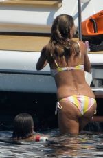 HEIDI KLUM in Bikini at a Boat Trip Around Ponza Island 08/07/2018