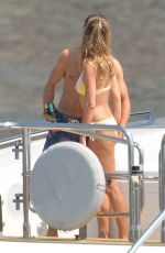 HEIDI KLUM in Bikini at a Boat Trip Around Ponza Island 08/07/2018