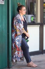 HILARY and HAYLIE DUFF Out for Lunch at Katsuya in Studio City 08/14/2018