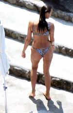 IRINA SHAYK in Bikini at a Beach in Positano 08/03/2018