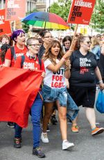 JADE THIRLWALL at Pride Parade in Manchester 08/25/2018