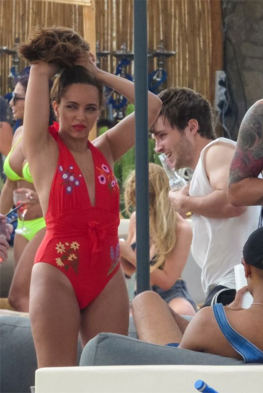 JADE THIRLWALL in Bikini on Vacation in Mykonos 08/04/2018